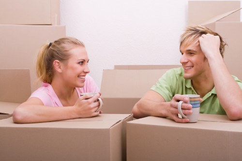 Careful packing of fragile household items for a West Hendon relocation