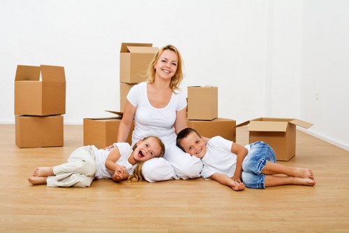 Packed van ready for a local collection and delivery service in West Hendon