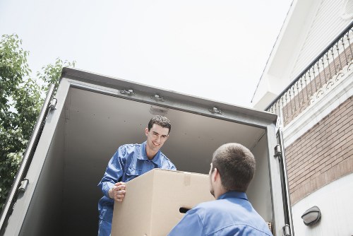 Local team removing bulky furniture from a flat in West Hendon