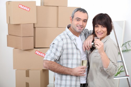 Local office moving team handling a business relocation near West Hendon